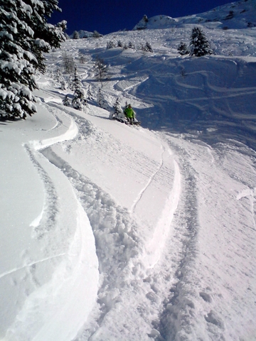 yann Le Bozec moniteur de ski hors piste à Val D'Isère