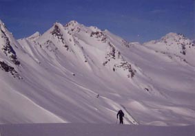 ski de randonnée à val d'isère
